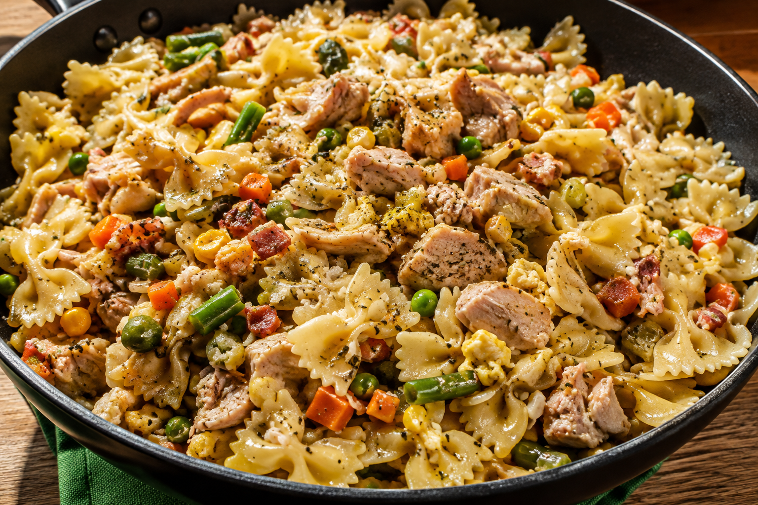 Leftover Meat & Noodles